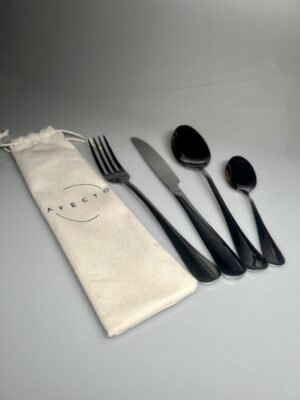 bestekset to go 4-delig - handig voor werk, vakantie etc.