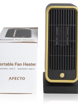 Compacte keramische kachel met 500W vermogen. Ideaal voor slaapkamer of caravan.