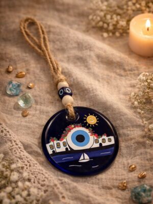 D: Afecto boze oog - formaat 8 cm - Amulet