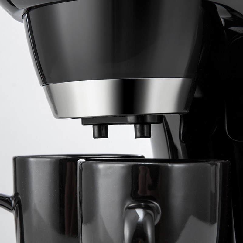 Koffiezetapparaat inclusief twee kopjes – Compact Filter Koffiezetter – Geschikt voor 2 Kopjes - Afbeelding 3