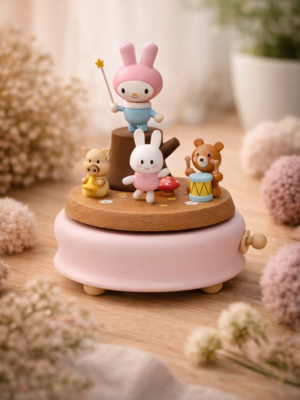 Afecto muziekdoosje model B - hout